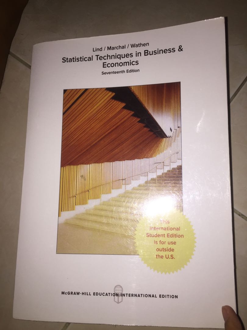 Detail Jual Buku Statistical Techniques In Business And Economics Nomer 26