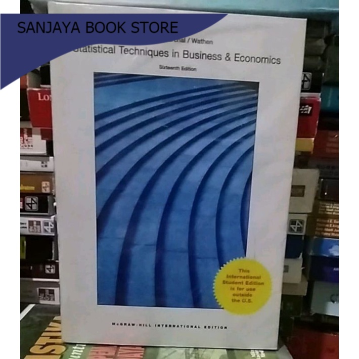 Detail Jual Buku Statistical Techniques In Business And Economics Nomer 37