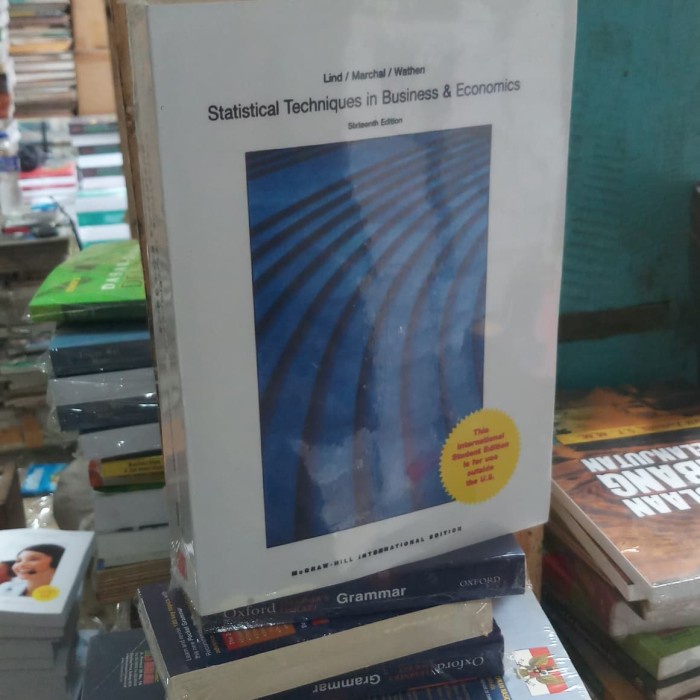 Detail Jual Buku Statistical Techniques In Business And Economics Nomer 50