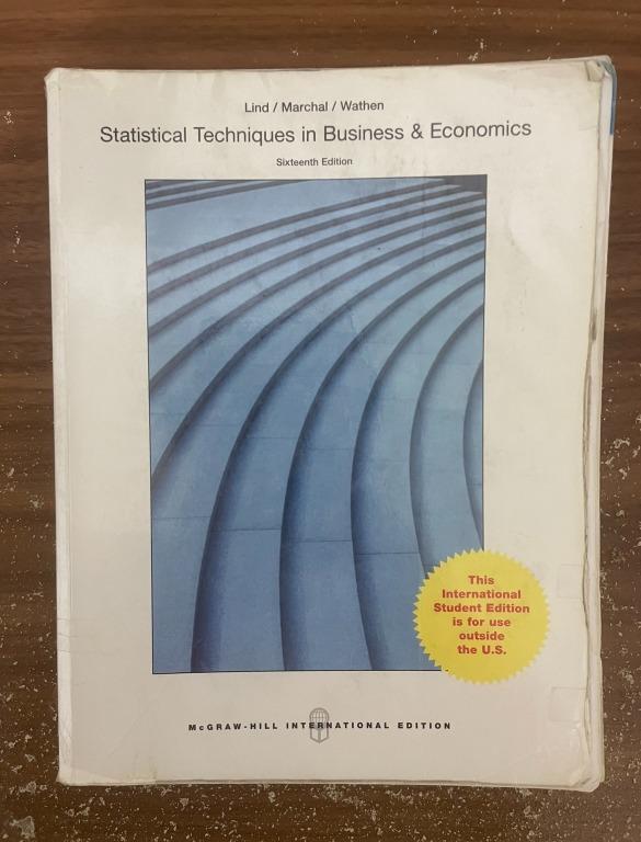 Detail Jual Buku Statistical Techniques In Business And Economics Nomer 53