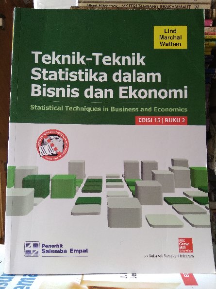 Detail Jual Buku Statistical Techniques In Business And Economics Nomer 54