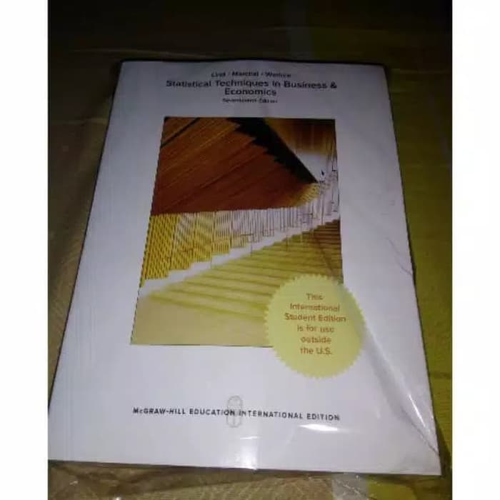 Detail Jual Buku Statistical Techniques In Business And Economics Nomer 9