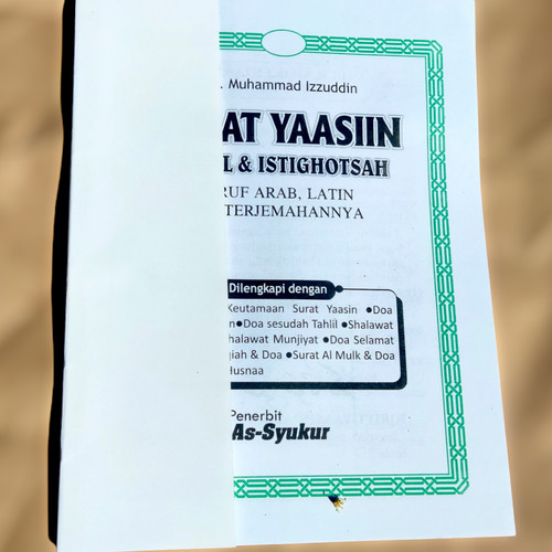 Detail Jual Buku Yasin Tanpa Cover Surabaya Nomer 2