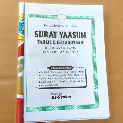 Detail Jual Buku Yasin Tanpa Cover Surabaya Nomer 3