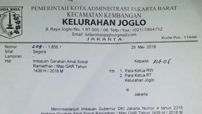 Detail Jual Kotak Surat Di Jakarta Barat Nomer 41