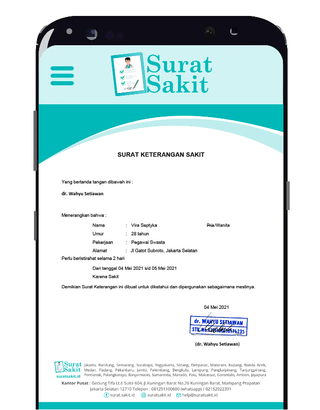 Detail Jual Surat Dokter Cod Bandung Nomer 22