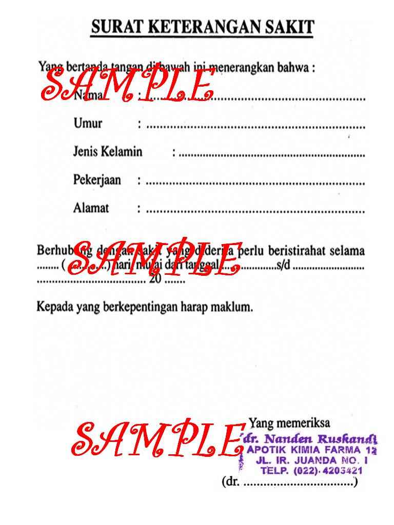 Detail Jual Surat Dokter Cod Bandung Nomer 4