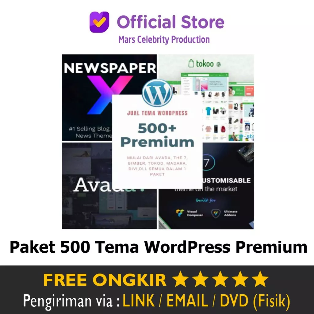 Detail Jual Template Wordpress Nomer 36