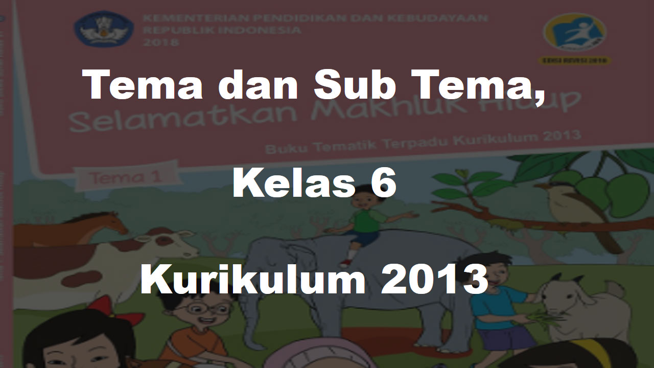 Detail Judul Buku K13 Kelas 6 Nomer 42