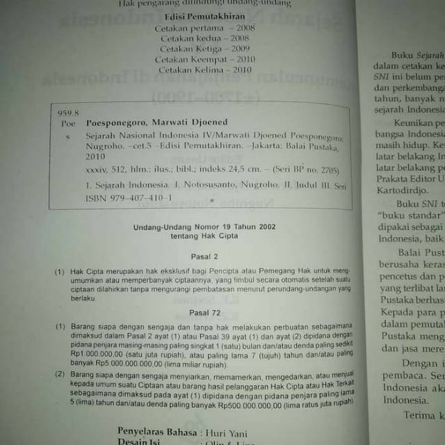 Detail Judul Buku Sejarah Nomer 28