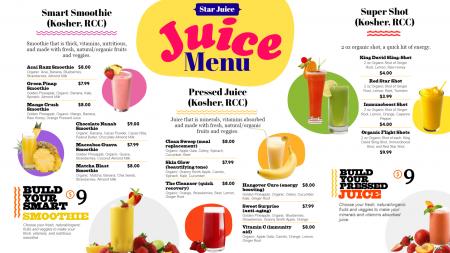 Detail Juice Menu Template Nomer 22