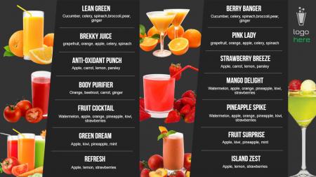 Detail Juice Menu Template Nomer 33