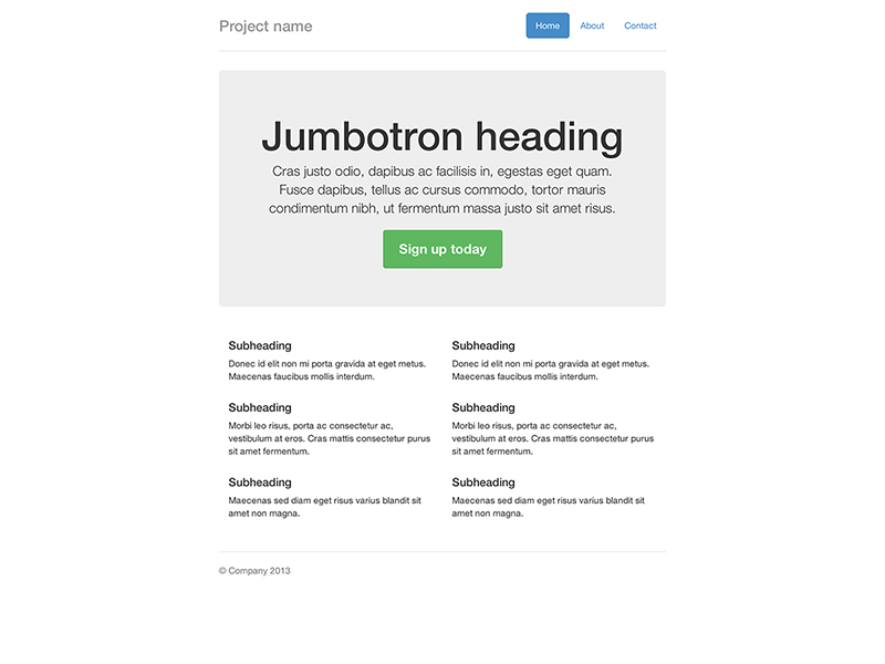 Detail Jumbotron Bootstrap Template Nomer 15