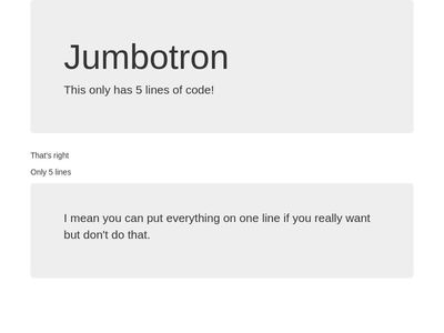 Detail Jumbotron Bootstrap Template Nomer 7