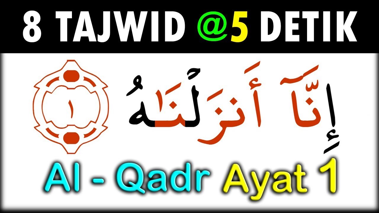 Detail Jumlah Ayat Surat Al Qadr Nomer 26