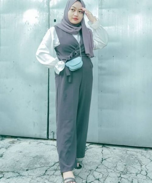 Detail Jumpsuit Untuk Wanita Berhijab Nomer 40