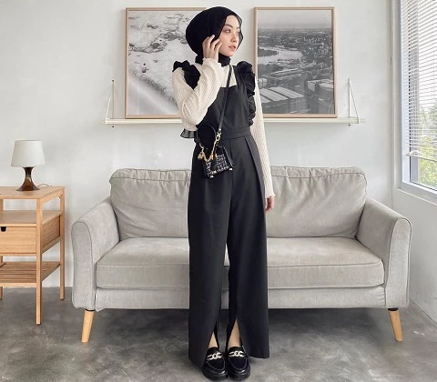 Detail Jumpsuit Untuk Wanita Berhijab Nomer 10