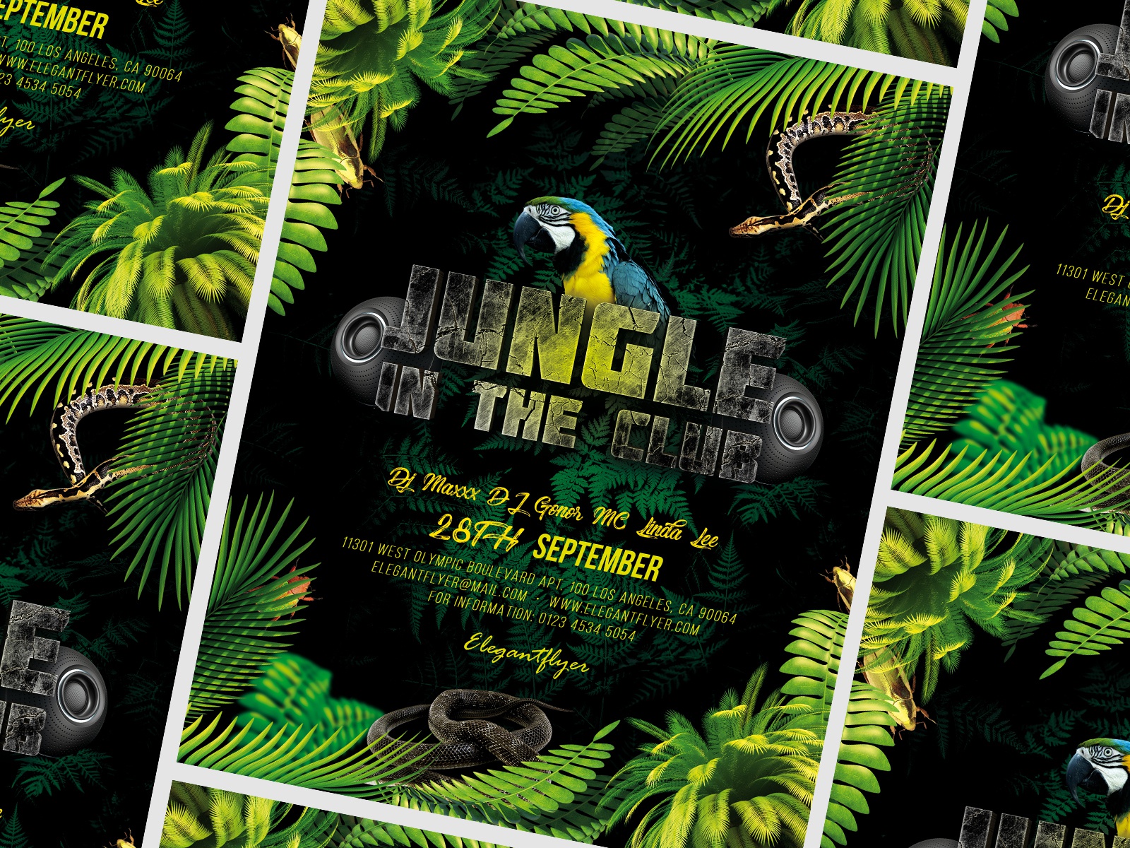 Detail Jungle Flyer Template Nomer 2