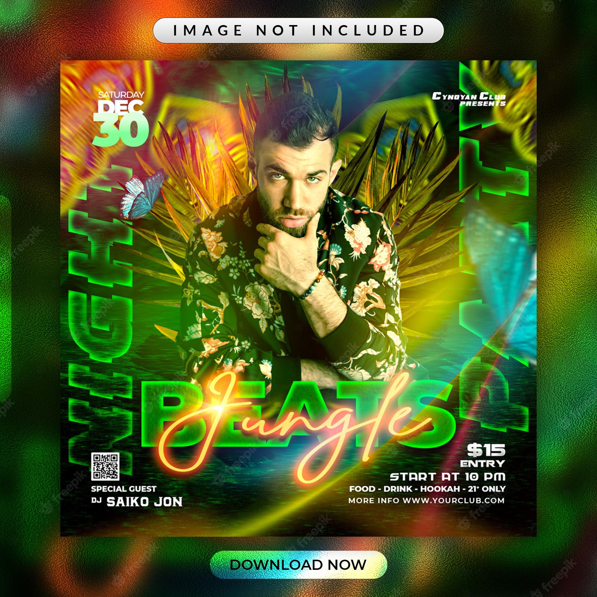 Detail Jungle Flyer Template Nomer 30