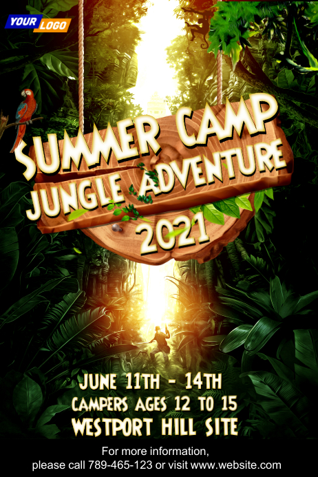 Detail Jungle Flyer Template Nomer 37