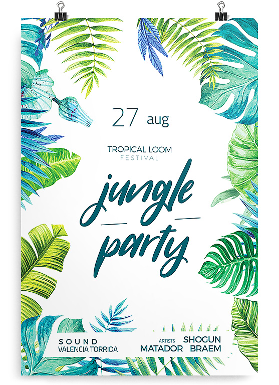 Detail Jungle Flyer Template Nomer 43