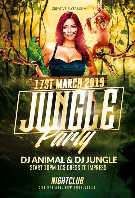 Detail Jungle Flyer Template Nomer 51