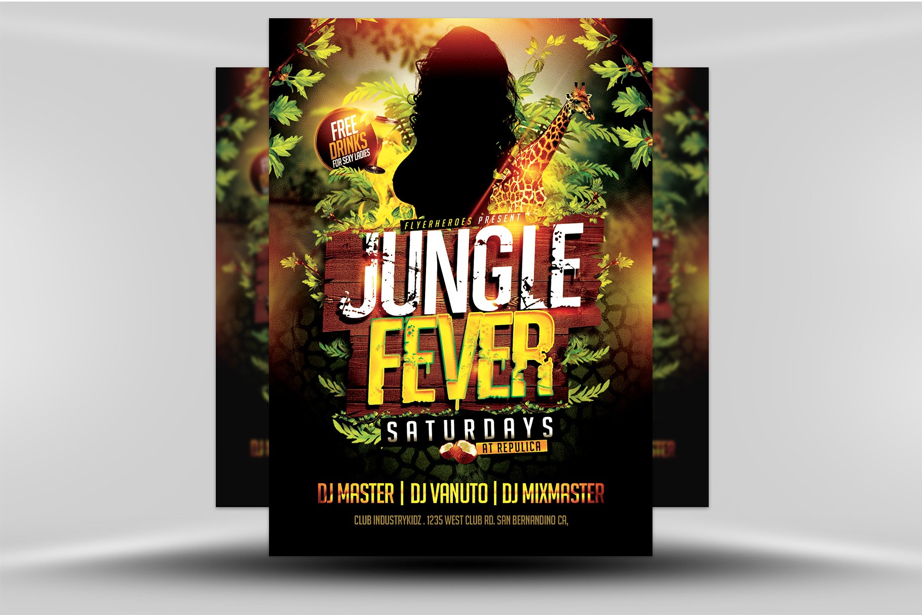 Detail Jungle Flyer Template Nomer 54