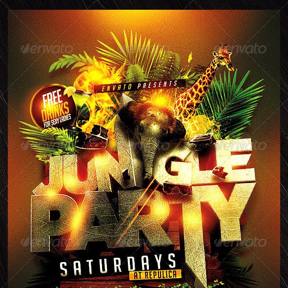 Detail Jungle Flyer Template Nomer 8