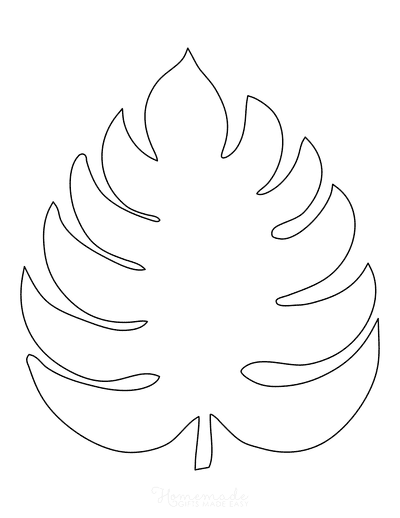 Jungle Leaf Template - 46+ Koleksi Gambar