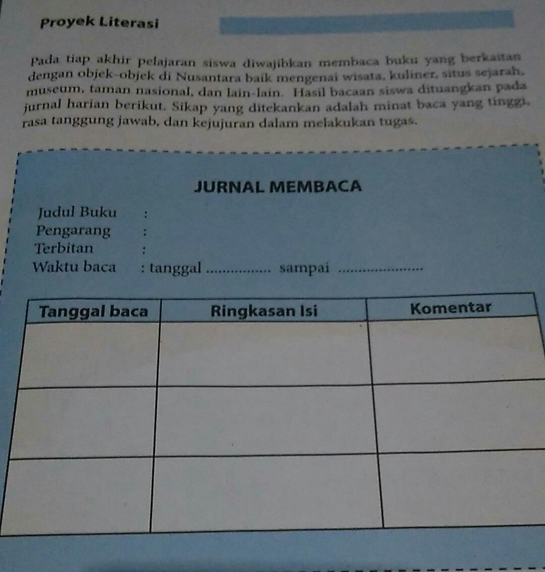 Detail Jurnal Membaca Buku Cerita Nomer 13