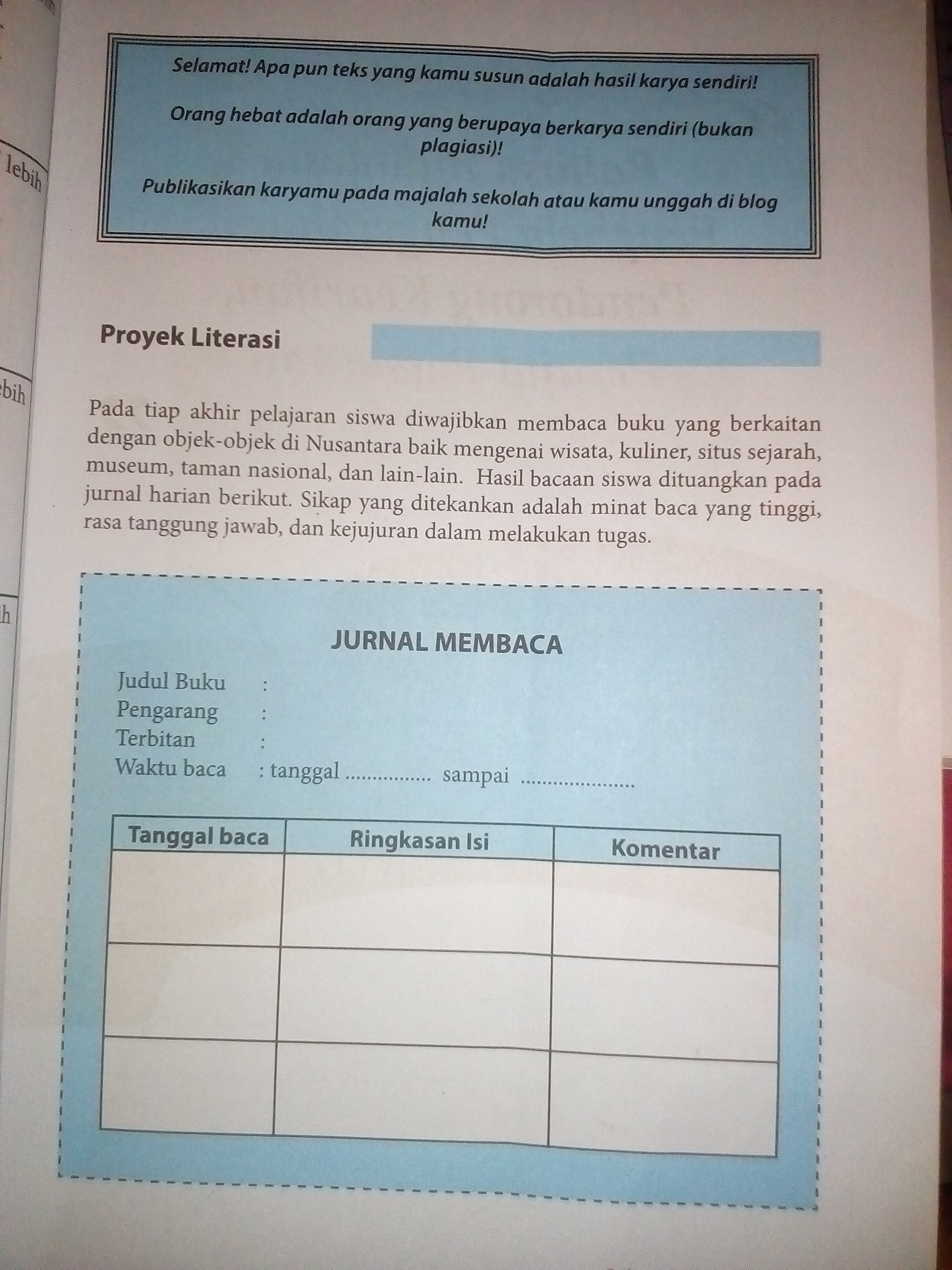 Detail Jurnal Membaca Buku Cerita Nomer 10