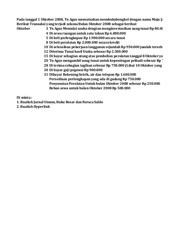 Detail Jurnal Umum Dan Buku Besar Nomer 32