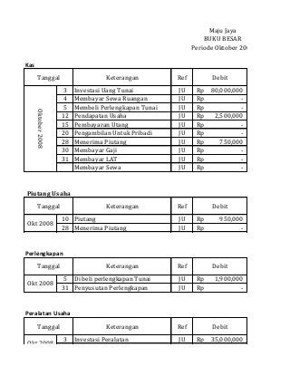 Detail Jurnal Umum Dan Buku Besar Nomer 40