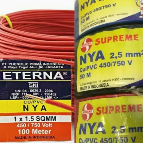 Detail Kabel Eterna Untuk Instalasi Rumah Nomer 2