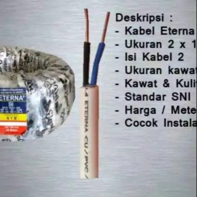 Detail Kabel Eterna Untuk Instalasi Rumah Nomer 28