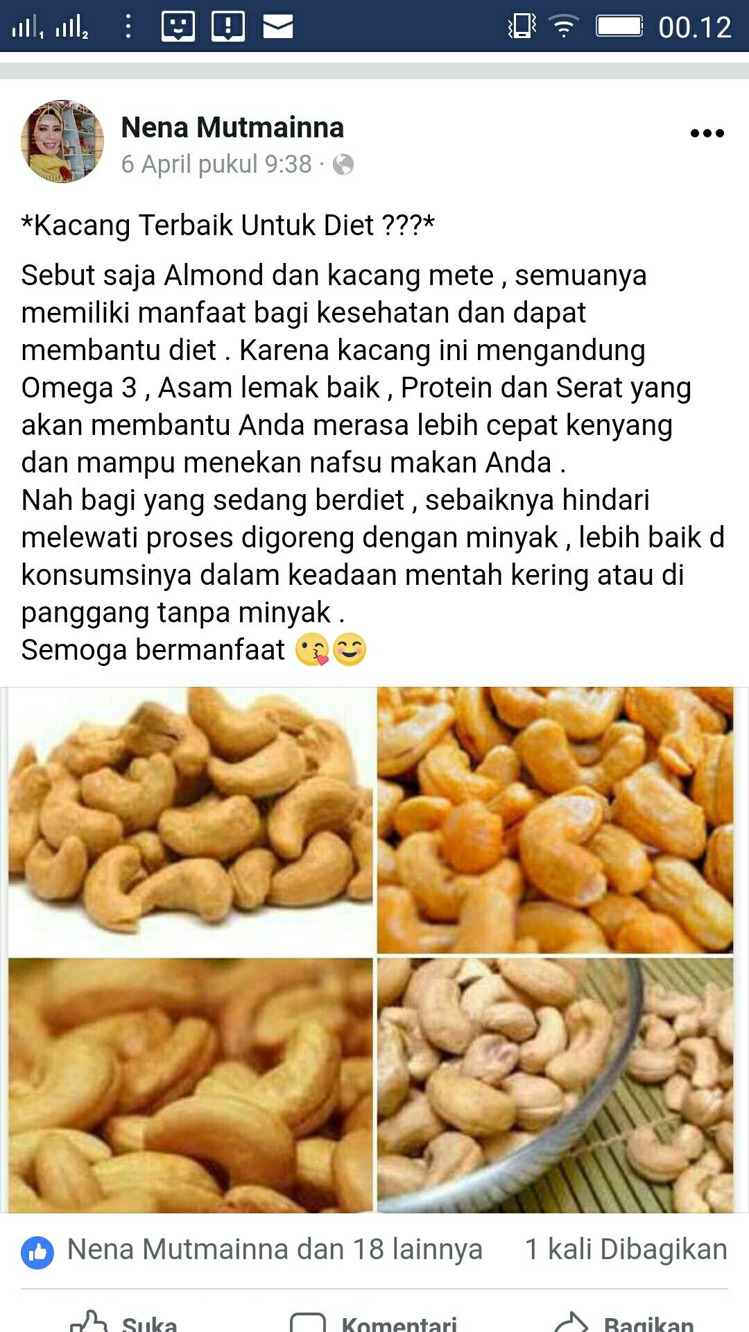 Detail Kacang Mete Untuk Diet Nomer 35