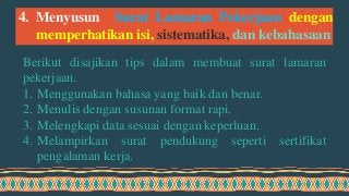 Detail Kaidah Kebahasaan Surat Lamaran Pekerjaan Nomer 33