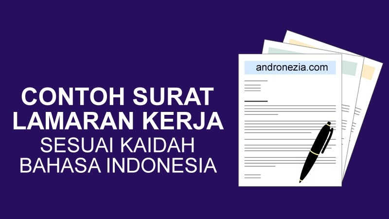 Detail Kaidah Kebahasaan Surat Lamaran Pekerjaan Nomer 46