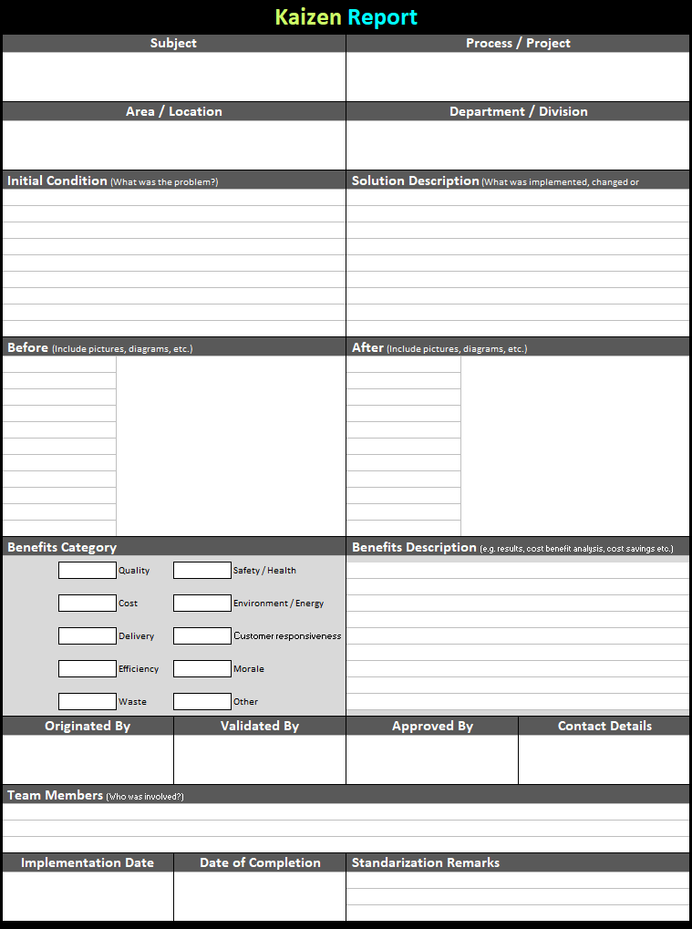 Detail Kaizen Before And After Template Nomer 12