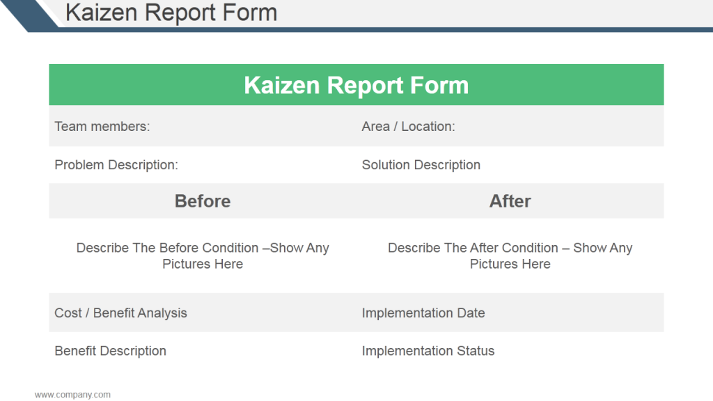 Detail Kaizen Before And After Template Nomer 13