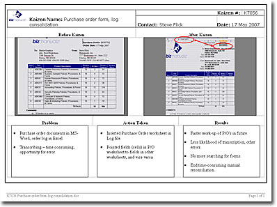 Detail Kaizen Before And After Template Nomer 45