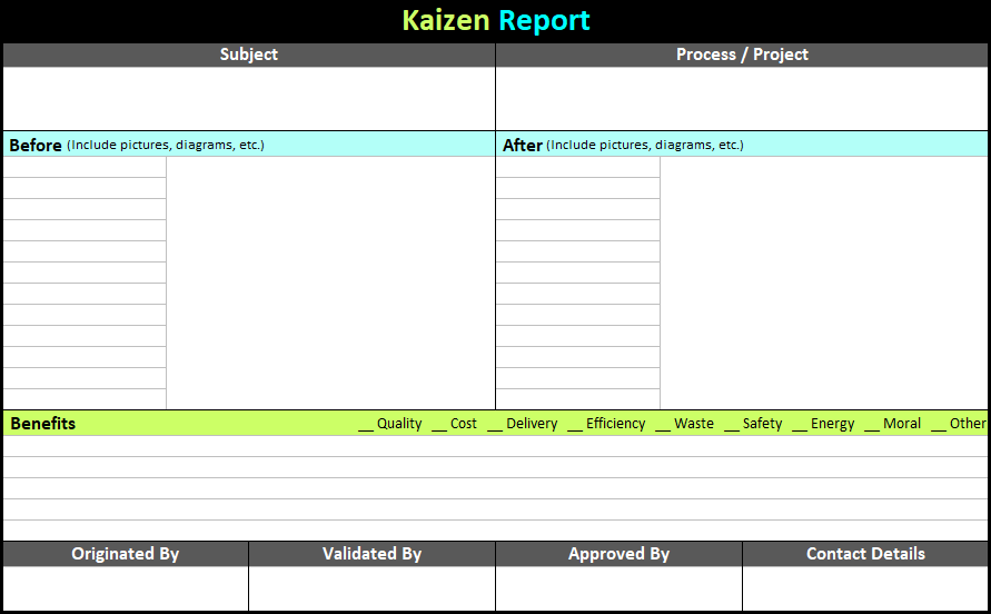 Detail Kaizen Before And After Template Nomer 7