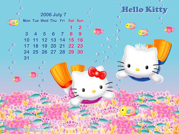 Detail Kalender 2018 Hello Kitty Nomer 8