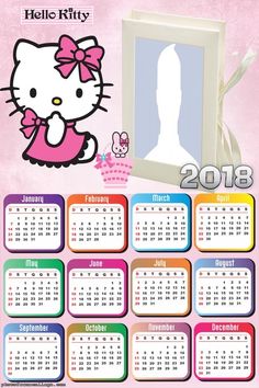 Detail Kalender 2018 Hello Kitty Nomer 11