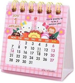 Detail Kalender 2018 Hello Kitty Nomer 25