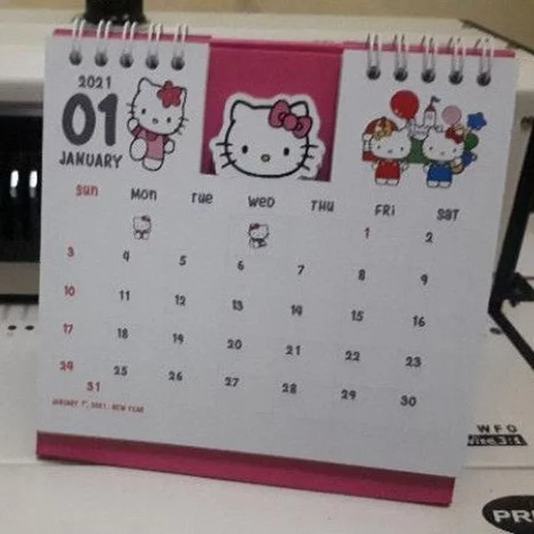 Detail Kalender 2018 Hello Kitty Nomer 27