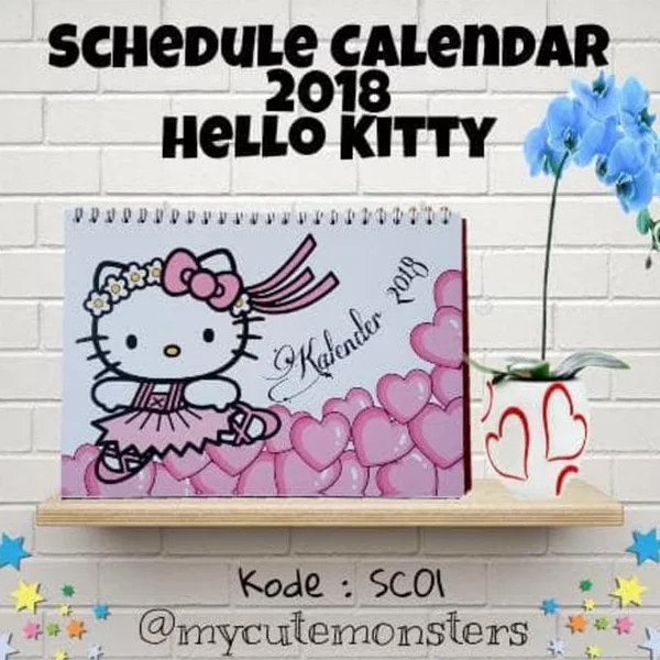 Detail Kalender 2018 Hello Kitty Nomer 31