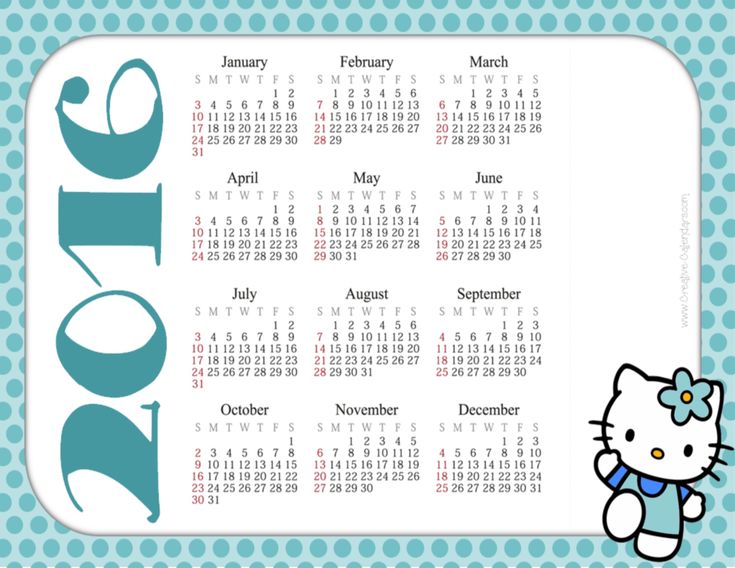 Detail Kalender 2018 Hello Kitty Nomer 5