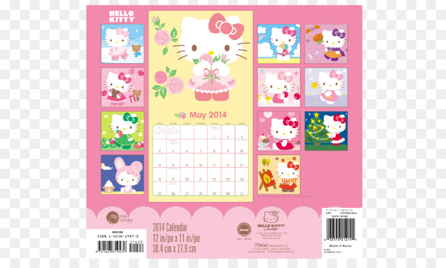 Detail Kalender 2018 Hello Kitty Nomer 7