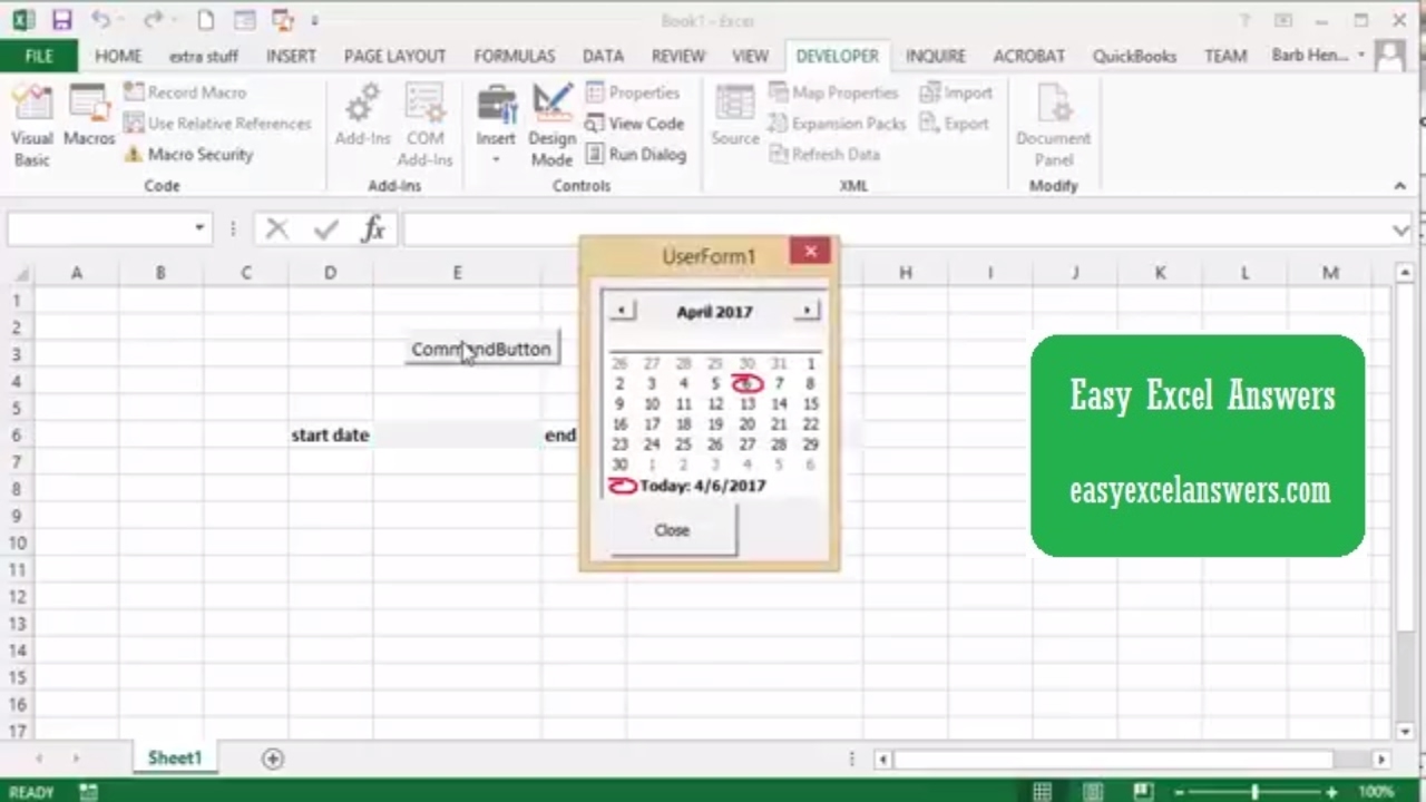 Detail Kalender Excel 2017 Nomer 11